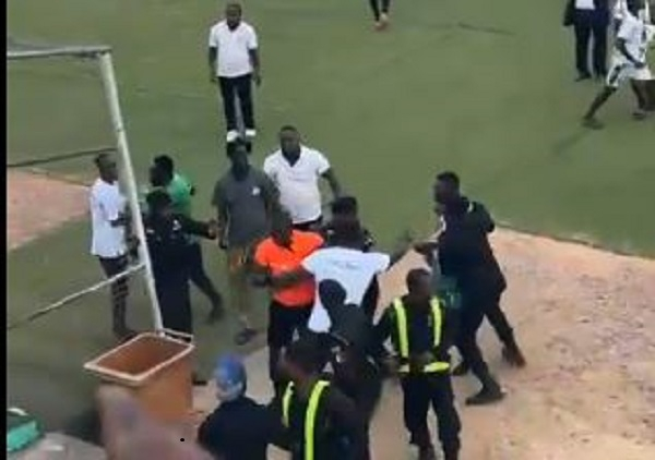 GFA have charged a player of Elmina Sharks following the brawl