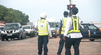 File: Some MTTD officers on traffic duty
