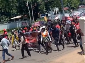 Ongoing OccupyGFA demonstration