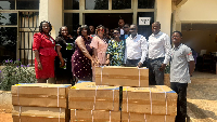 Some of the items received by the officials of the Ghana Education Service