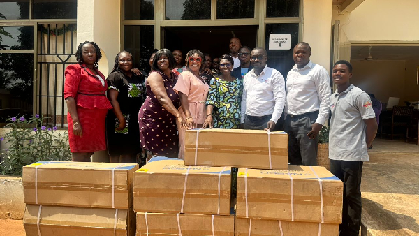 Some of the items received by the officials of the Ghana Education Service