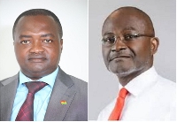 Emmanuel Marfo (left) and Kennedy Agyapong