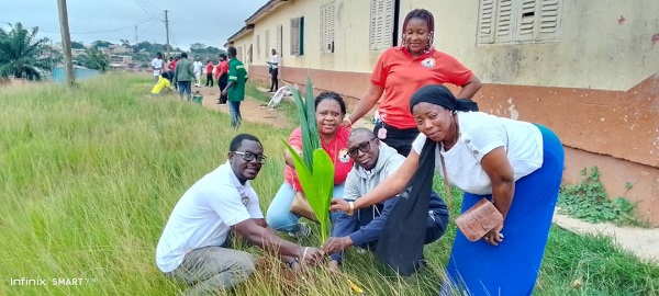 So far, the club has planted about 150 trees