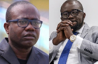 Kwesi Nyantakyi and Kurt Okraku