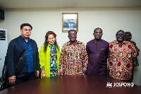 Dr. Owusu Afriyie Akoto, Dr. Joseph Siaw Agyepong, others in a group photograph