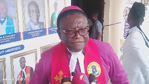 Most Rev Prof Emmanuel Asante is the former Presiding Bishop of the Methodist Church