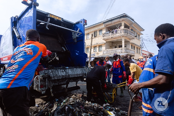 The exercise was aimed at keeping Koforidua clean ahead of the independence Day celebrations