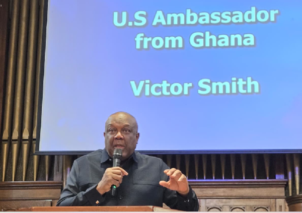 Ambassador Victor Smith ‘sells’ government’s economic reset agenda to Ghanaians in the US