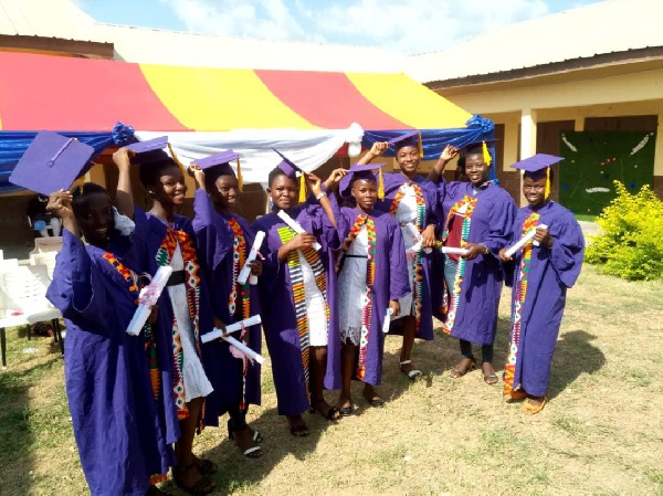 Students of Ajumako Girls