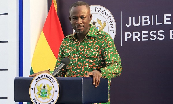 The announcement was made by Eugene Arhin, the Director of Communications at the Presidency