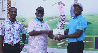 Augustine Manasseh (R) won the PGA Heritage Cup tournament