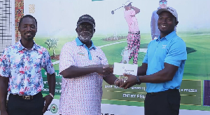 Augustine Manasseh (R) won the PGA Heritage Cup tournament