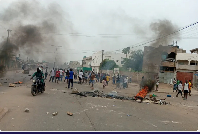 People protest against Togo's longtime leader, Faure Gnassingbe, in Lome, Togo June 26, 2025
