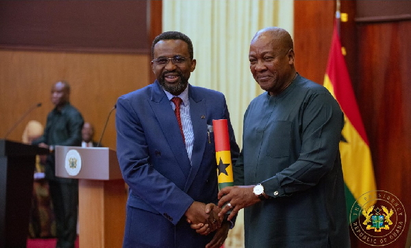 Dr Johnson Pandit Asiama sworn in as BoG Governor