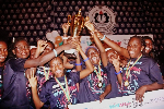 Champions celebrate their win