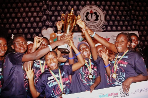 Champions celebrate their win