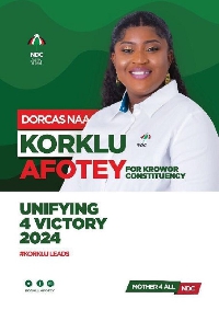 Aspiring MP for the Krowor Constituency, Dorcas Naa Korklu Afotey