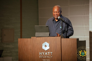 John Dramani Mahama is President of Ghana