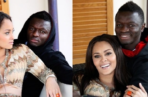 Sulley Muntari and his wife Menaye