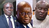 Aboagye Gyedu (L) Akufo-Addo (M) and Nii Kwartei Titus-Glover (R)