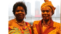 Nana Fosu Randall (L), Her Excellency Constacia (R)