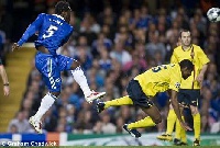 Michael Essien's scored a stunner against Barcelona in the UEFA Champions League