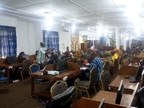 The training workshop organised for some teachers in Tamale