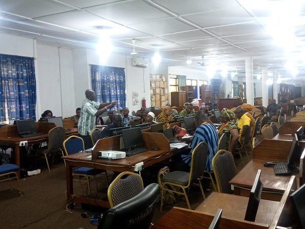 The training workshop organised for some teachers in Tamale