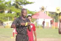 Referee Prince Amoah