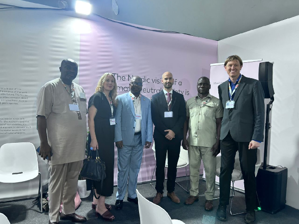 Issifu Seidu among other officials at the event