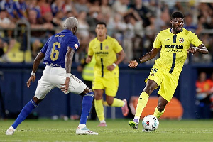 Thomas Partey made his La Liga debut against Real Oviedo