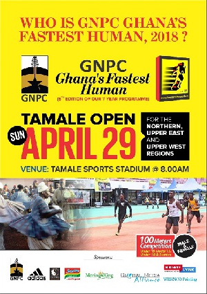 GNPC Ghana Fastest Human will hit Tamale this weekend