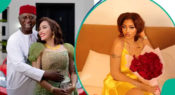 A 5ª esposa de Ned Nwoko exibe os filhos de Regina Daniels depois que a atriz sugere "homem misterioso"