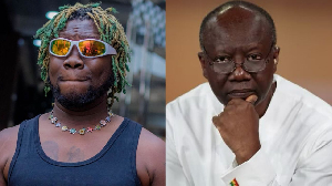 Showboy (L) believes Ken Ofori-Atta (R) may seek political asylum