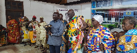 Dr. Bawumia arrived in Cape Coast on Sunday evening ahead of his Central Regional tour