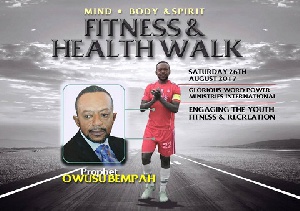 Owusu Bempah is inviting the public for a 5-kilometer walk