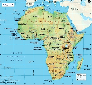 File photo of an African map
