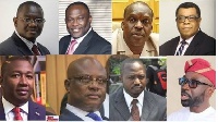 Some of the NDC flagbearer aspirants who are yet to pick their nomination forms