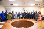 The Minister of Health among some of the stakeholders in a photogrpah