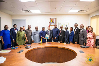 The Minister of Health among some of the stakeholders in a photogrpah