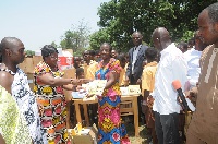 2nd Lady donates books to two schools in Ashanti Region