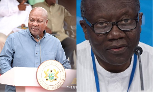 President John Dramani Mahama and ex-finance minister Ken Ofori-Atta
