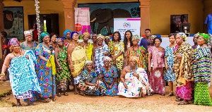 Queen mothers at the Touching The Lives of Girls Foundation's Menstrual Hygiene campaign  launch
