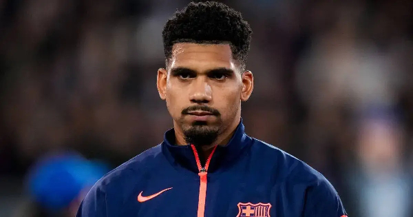 Barcelona defender Ronald Araujo