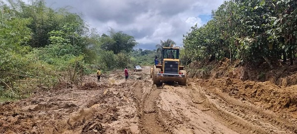 The poor nature of Kutukrom road in the Western Region
