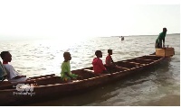 About 20,000 children work for slave masters on the Volta Lake