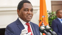 Hakainde Hichilema is the President of Zambia