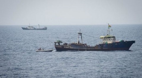 The three fishing boats which carried the fishermen were unable to be salvaged
