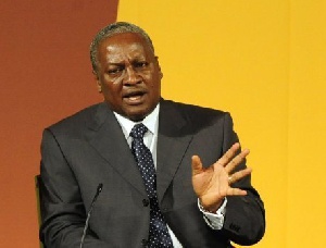 President John Mahama Serious