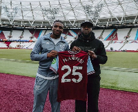 M.anifest (R) and Kudus (L) at the London Stadium